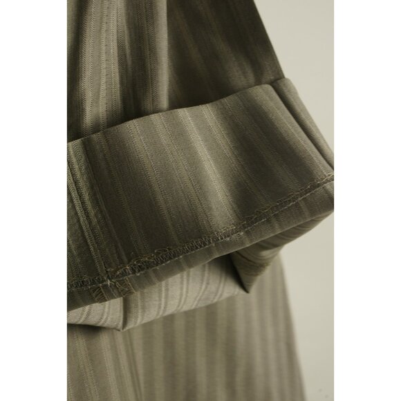 Recent Versace Wool Silk Lightweight Twill Men's 38 x 33 Gray Beige Trouser Pant - Picture 16 of 16